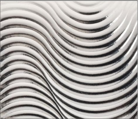 Wave Metallic Leather