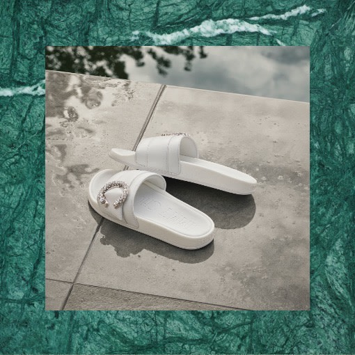 jimmy choo pearl sliders
