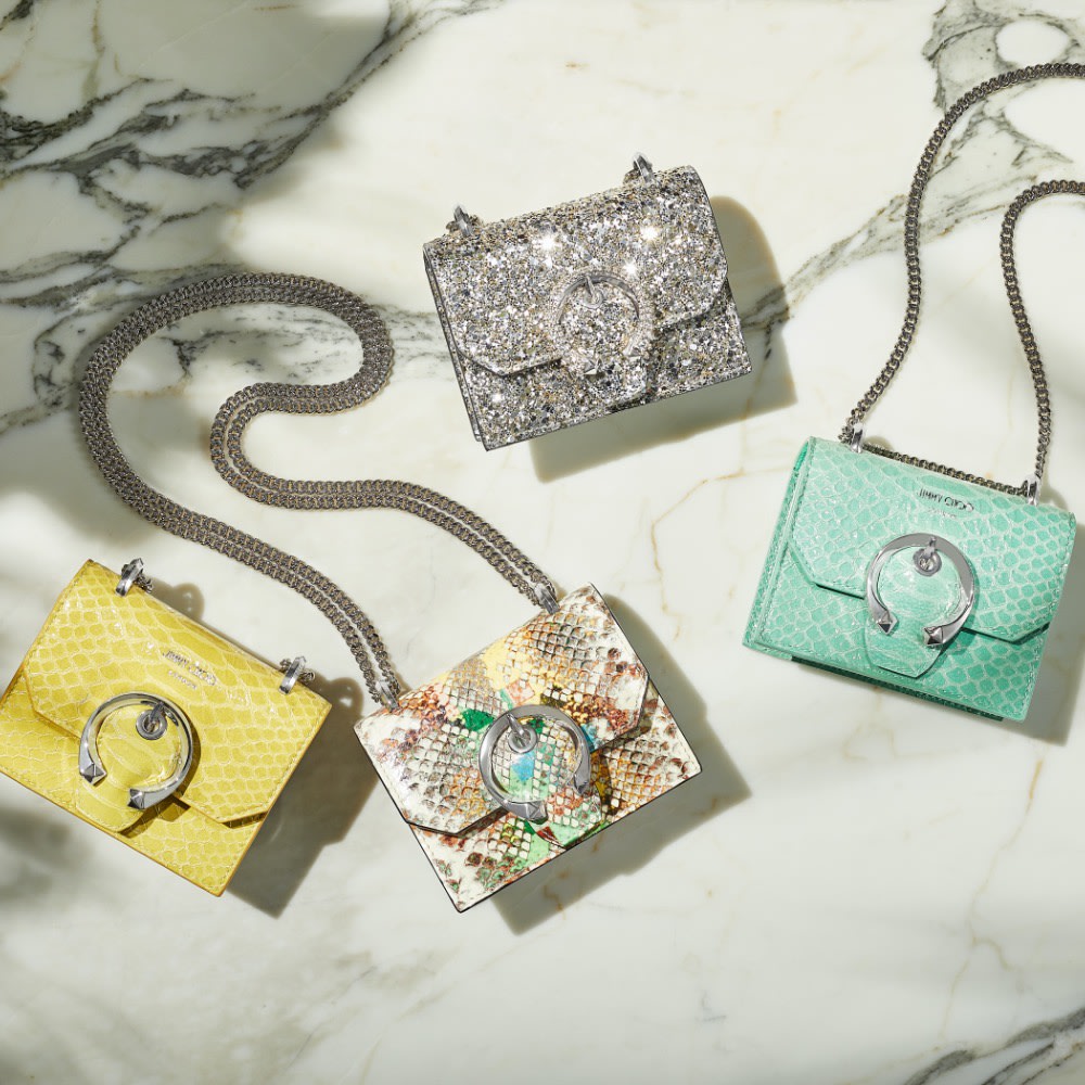 Jimmy Choo women's mini bags in bright colours