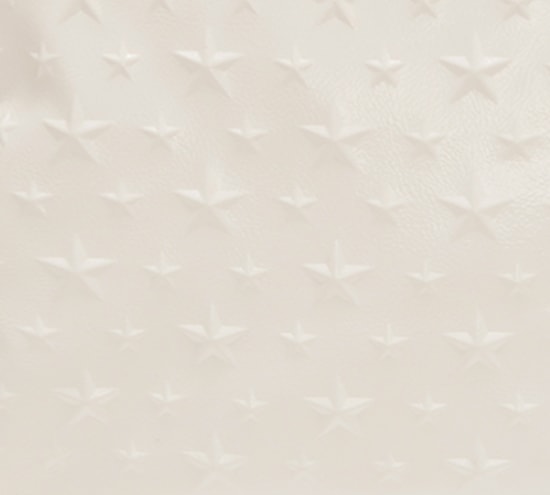 Synthetic Glossy Embossed Stars Fabric