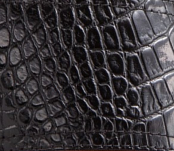 Brush Off Croc Print Leather